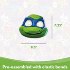 Unique Ninja Turtle Masks for Kids Party - 24 Count | TMNT Birthday Favors & Officially Licensed - Includes Checklist