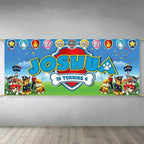 Unique Paw Patrol Large Jointed Banner (1 Pc.) - Colorful Kids Birthday Decoration