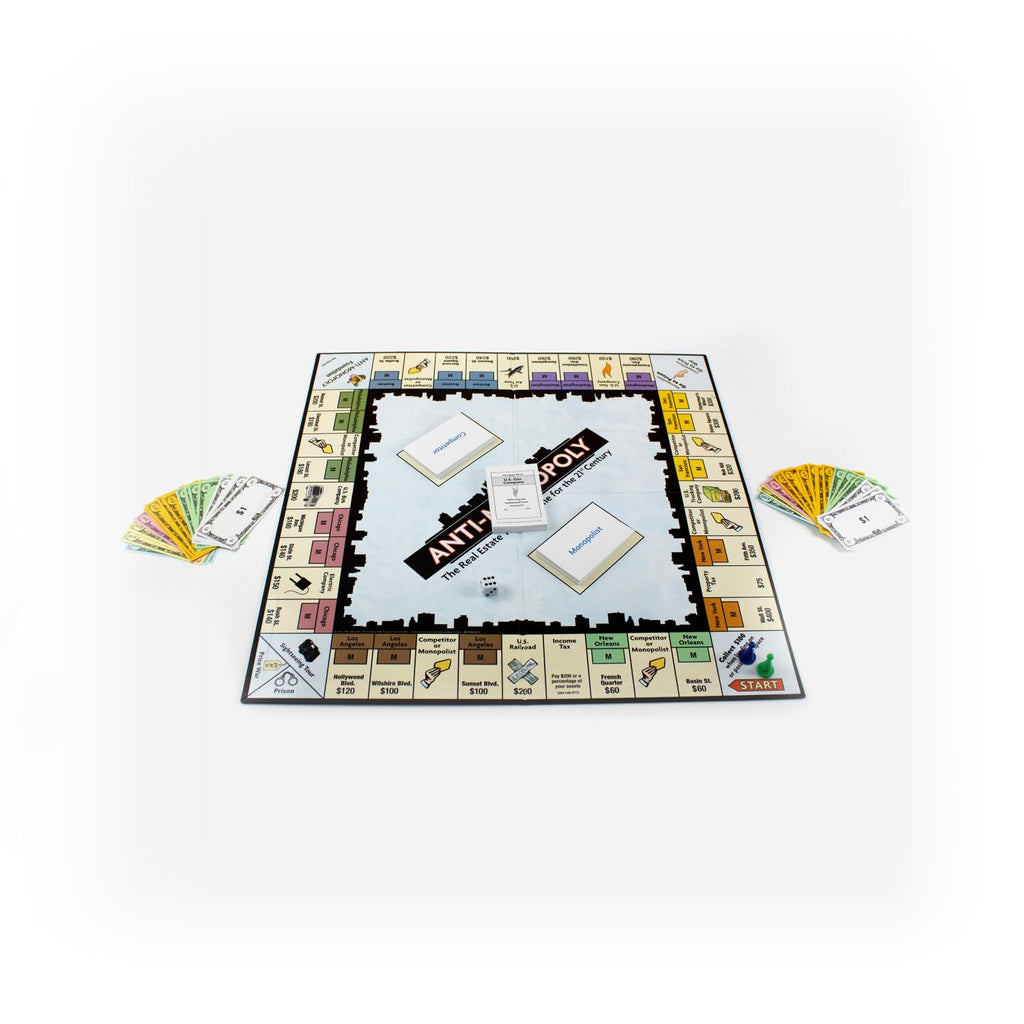 University Games Anti-Monopoly: Fresh Twist on Real Estate Strategy for 2-4 Players