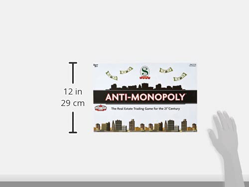 University Games Anti-Monopoly: Fresh Twist on Real Estate Strategy for 2-4 Players
