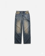 Baggy Rust Denim - Rust Blue