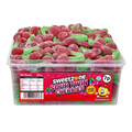 7p Sour Twin Cherries 800g Tub Sweets