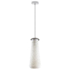Single Round Base Handmade White Woven Twine Shade Ceiling Pendant Light Shade