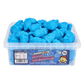 7p Foam Blue Raspberry 700g Tub Sweets