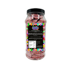Pink Chocolate Hearts Jazzies Retro Sweets Gift Jar - 650g