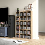 HOMCOM DVD CD Media Storage Rack, Video Display Unit, 89 x 130.5 cm