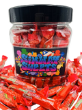 Premium Imported Strawberry Jungle Jollies - Ultimate Chewy Candy Jar - Simway Sweets - 530g, 48 Pieces