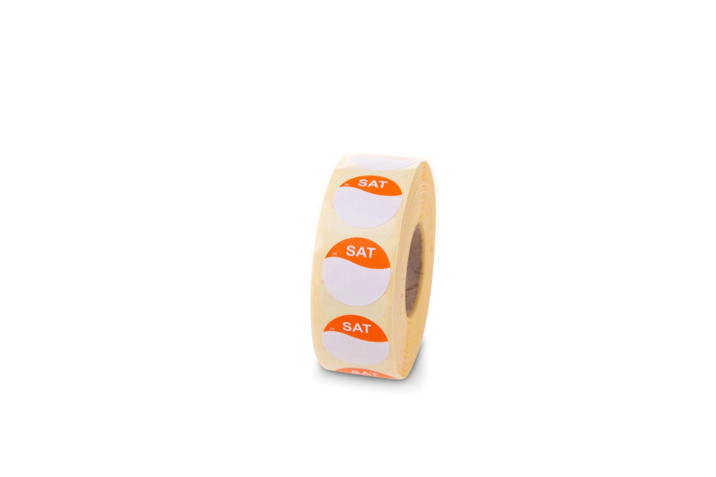 1131996 - Saturday 19mm Circle Food Rotation Label 1000 labels per roll