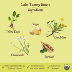 Urban Moonshine Calm Tummy Digestive Bitters – Organic Ginger & Chamomile