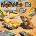 Uregoio 24 Glow-in-the-Dark Dinosaur Eggs Dig Kit – STEM Excavation & Party Favors for Kids