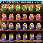 Uregoio 24 Glow-in-the-Dark Dinosaur Eggs Dig Kit – STEM Excavation & Party Favors for Kids