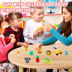 URSKYTOUS 130Pcs Animal Erasers – 3D Puzzle Pencil Erasers for Kids, Classroom Rewards & Party Favors