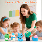 URSKYTOUS 150Pcs Animal Erasers Bulk - 3D Puzzle Erasers for Kids, Classroom Rewards & Party Favors