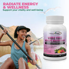 Womens Methylated Multivitamin with Iron - 44 Organic Fermented Nutrients | 90 Vegan Caps
