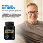 HUMANX Lactobacillus Gasseri & Reuteri+ 20 Mrd. KBE Probiotikum – Bio-Präbiotika & Punicalagine – Hergestellt in den USA