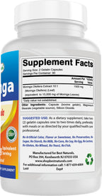 Best Naturals Moringa Extract 10:1 1500mg – 180 Capsules | Superfood for Healthy Wellbeing