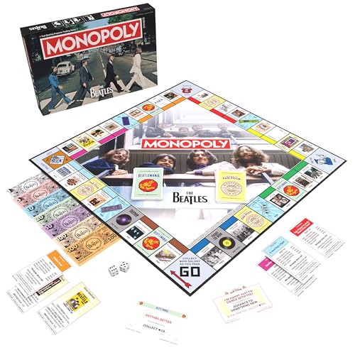 Monopoly: The Beatles Edition by USAOPOLY – Officially Licensed Collectible Board Game for 2-6 Players