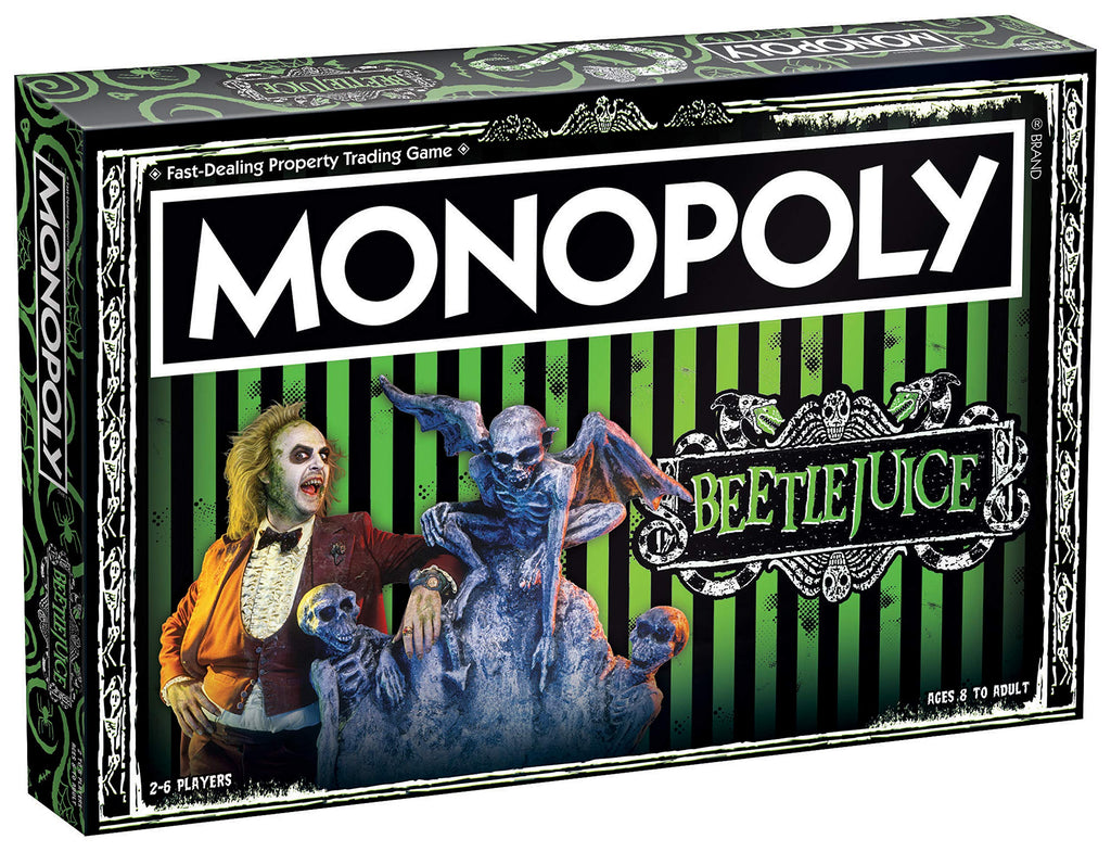 Monopoly Beetlejuice Board Game | Officially Licensed Beetlejuice Merchandise | USAOPOLY | 2-6 Players | 60+ Min