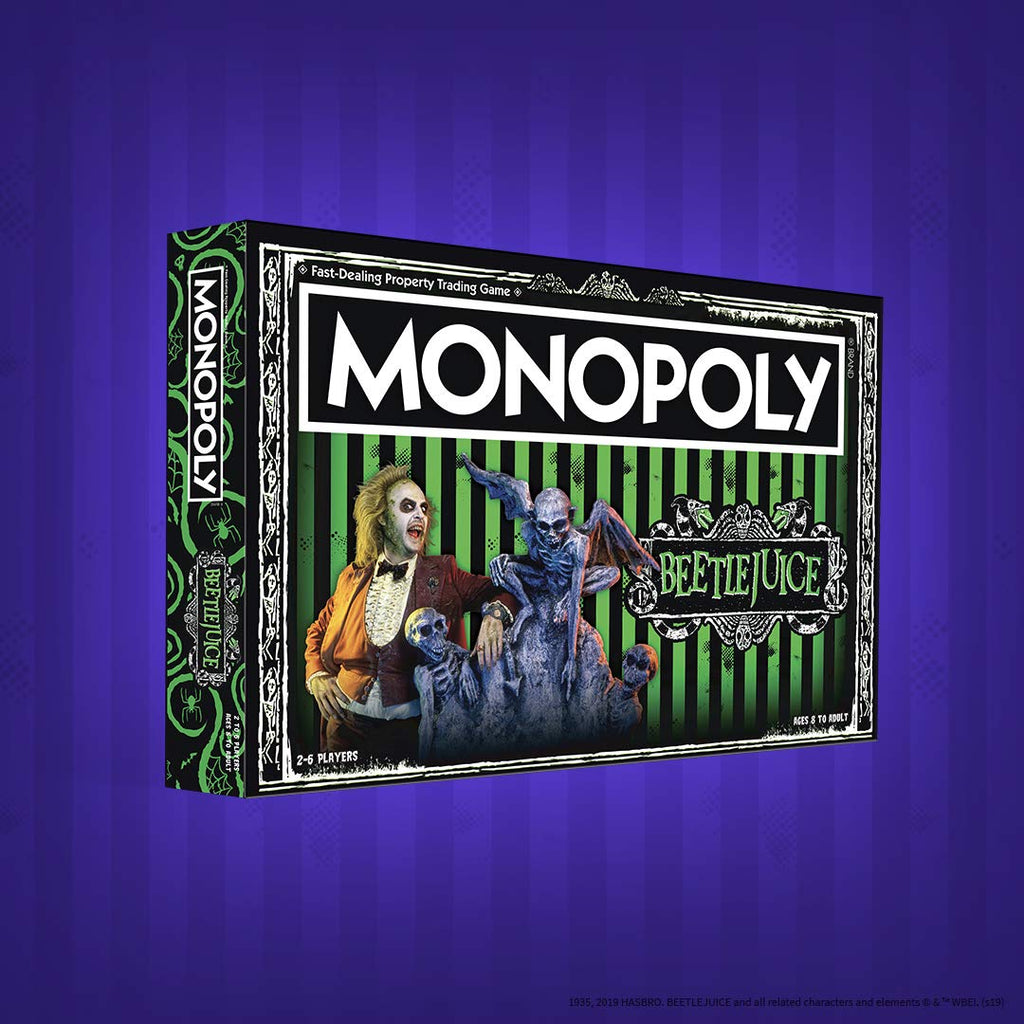 Monopoly Beetlejuice Board Game | Officially Licensed Beetlejuice Merchandise | USAOPOLY | 2-6 Players | 60+ Min