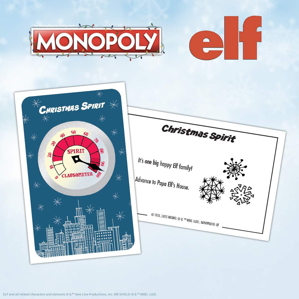 USAOPOLY Monopoly Elf – Officially Licensed Monopoly Game Based on Elf Movie