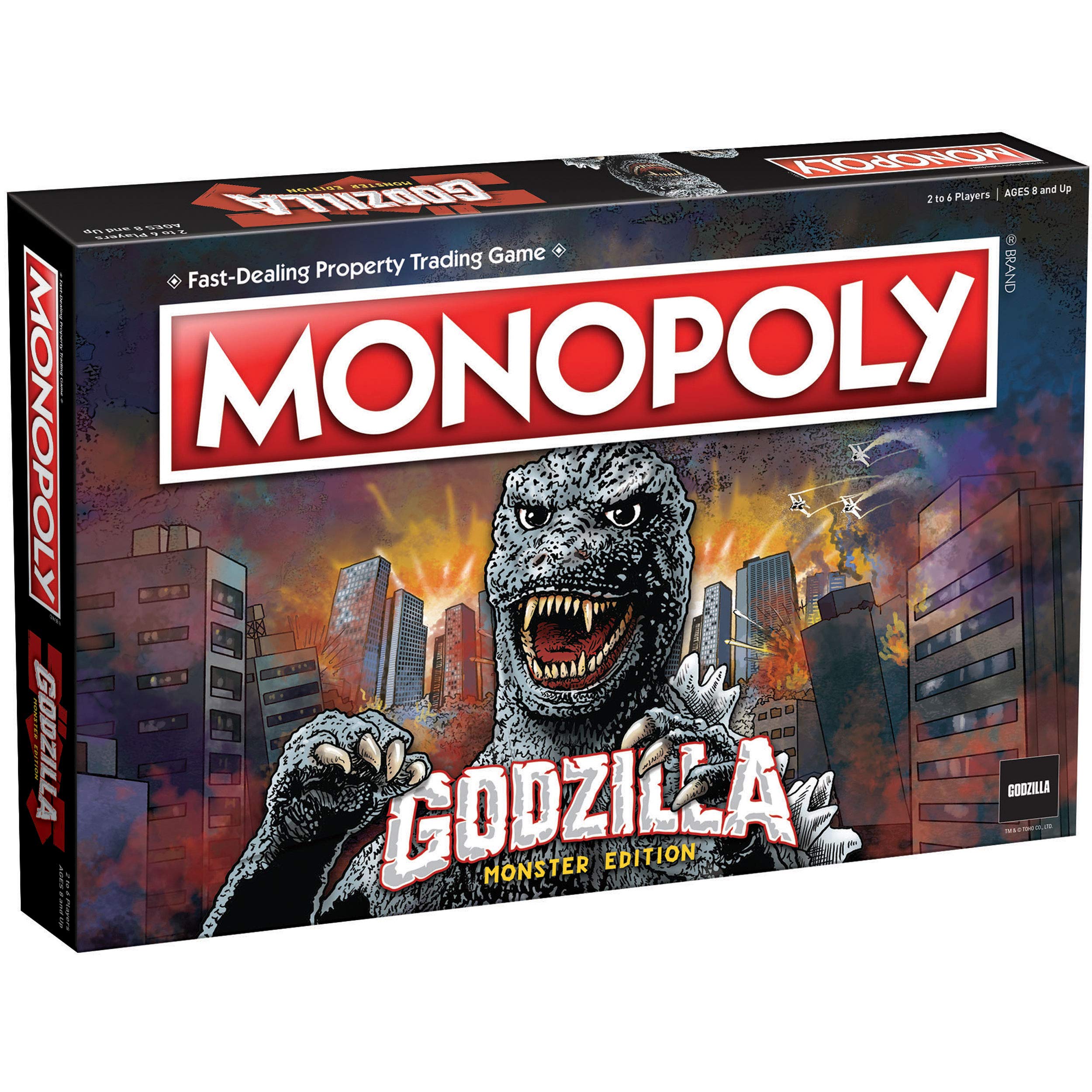 Monopoly: Godzilla by USAOPOLY – Collectible Kaiju Board Game