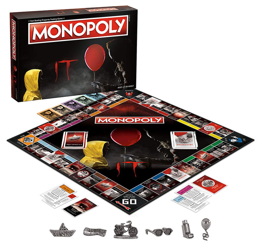 USAOPOLY Monopoly IT Board Game – Officially Licensed IT Film Edition
