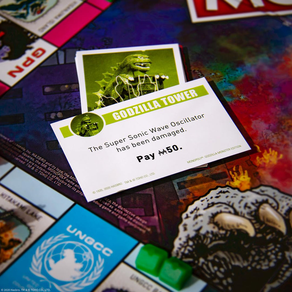 Monopoly: Godzilla by USAOPOLY – Collectible Kaiju Board Game