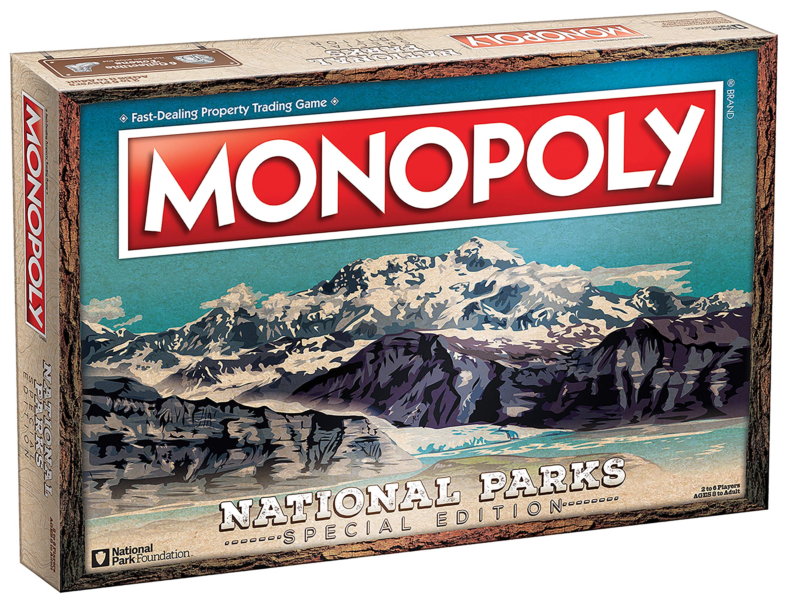 USAOPOLY Monopoly National Parks 2020 Edition – 60+ National Parks Licensed Game