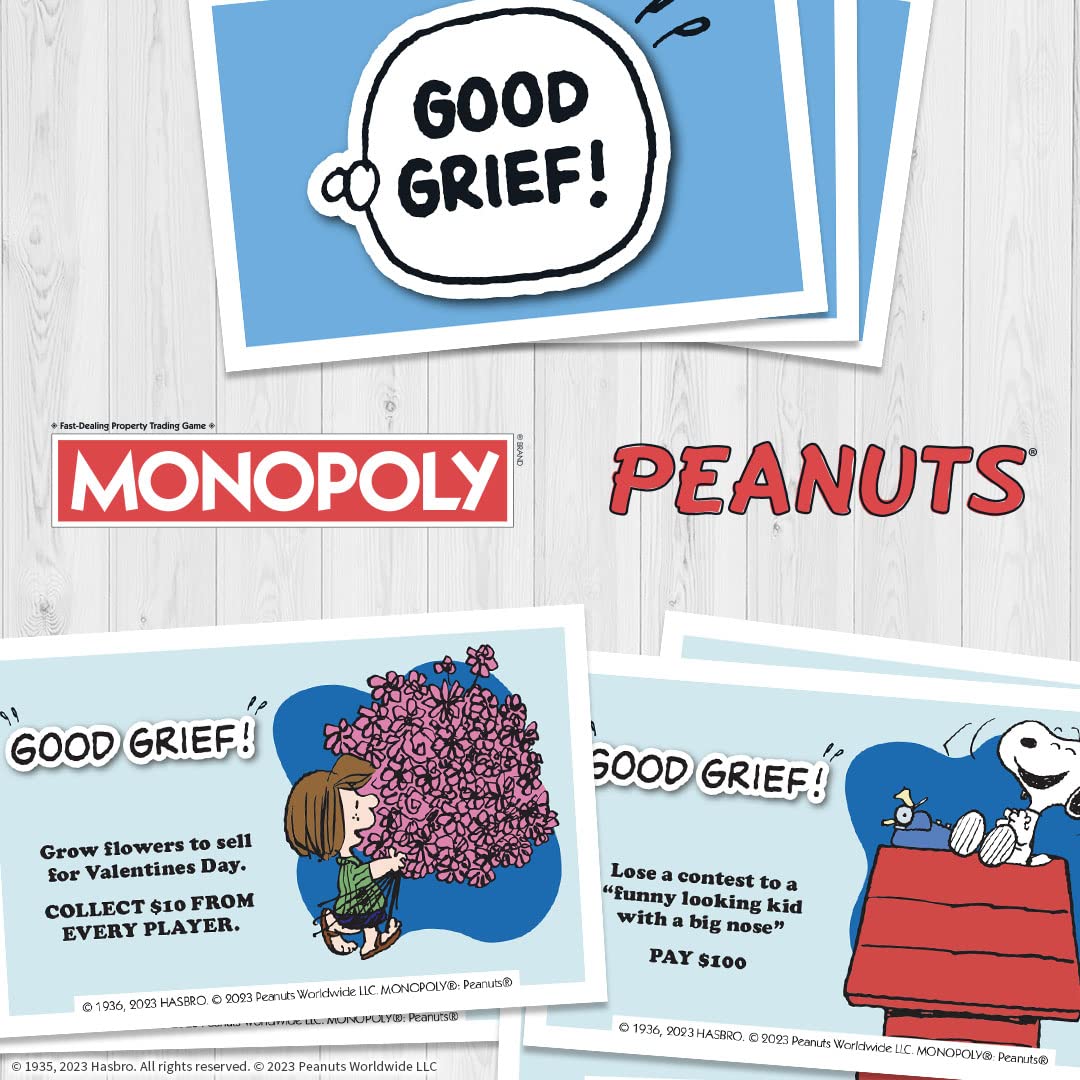 Monopoly Peanuts Edition – Officially Licensed with Snoopy Tokens | USAOPOLY