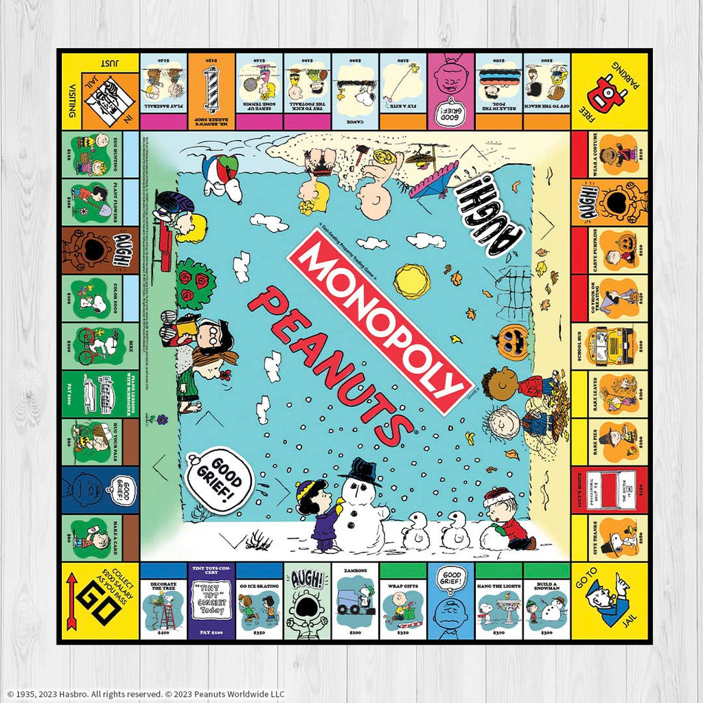 Monopoly Peanuts Edition – Officially Licensed with Snoopy Tokens | USAOPOLY