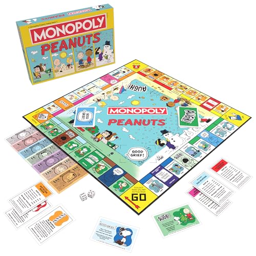 Monopoly Peanuts Edition – Officially Licensed with Snoopy Tokens | USAOPOLY