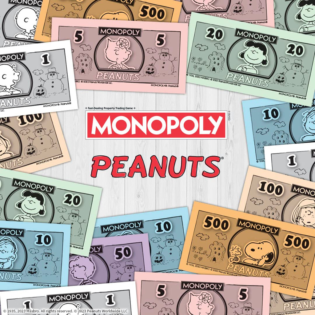 Monopoly Peanuts Edition – Officially Licensed with Snoopy Tokens | USAOPOLY
