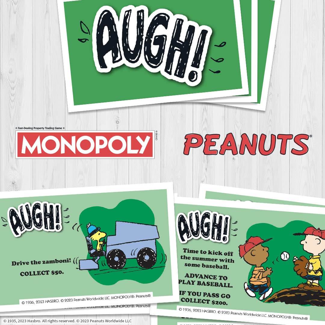 Monopoly Peanuts Edition – Officially Licensed with Snoopy Tokens | USAOPOLY