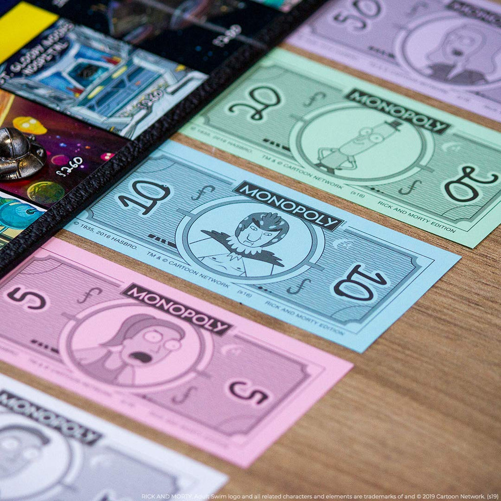 Monopoly Rick and Morty Board Game | Officially Licensed USAOPOLY