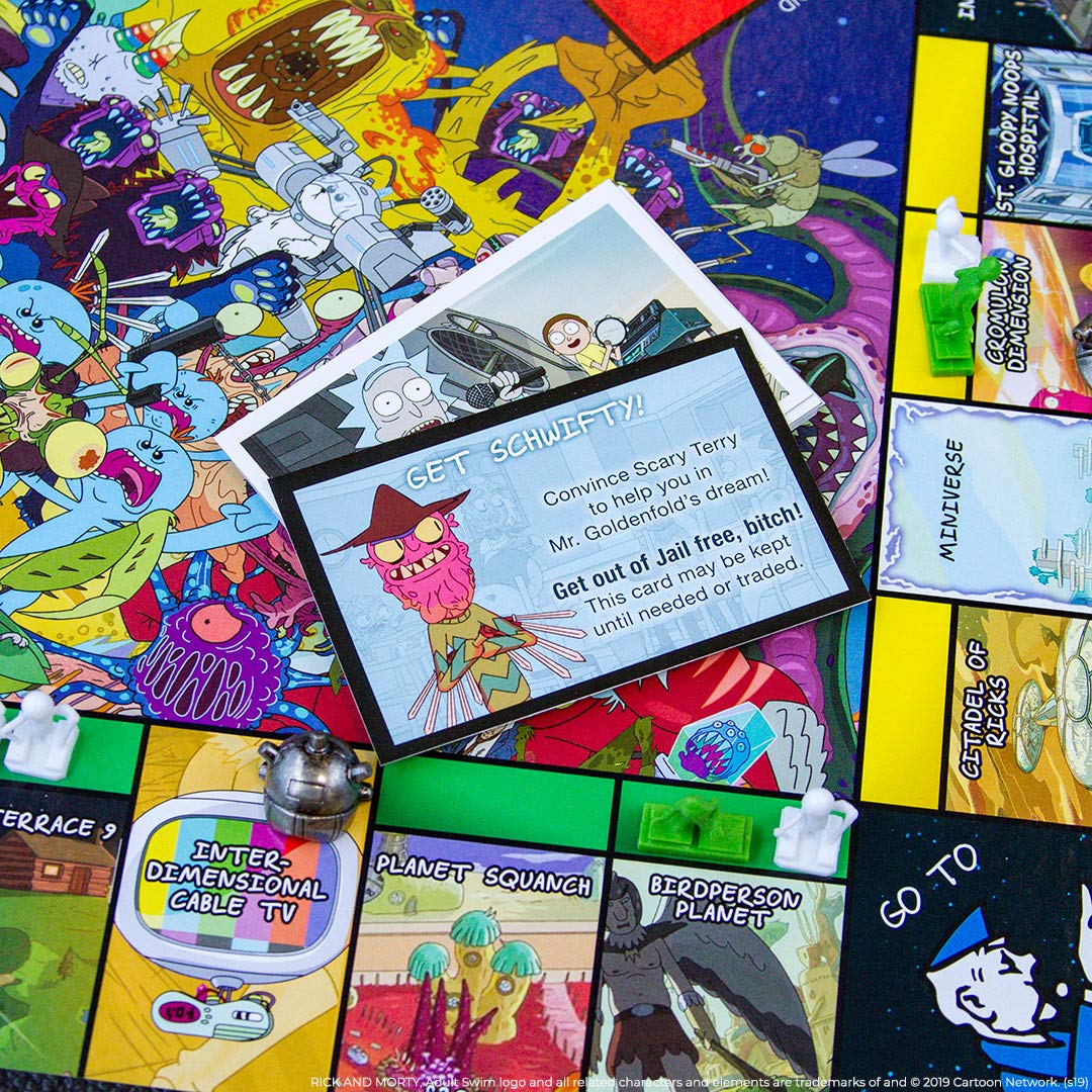 Monopoly Rick and Morty Board Game | Officially Licensed USAOPOLY