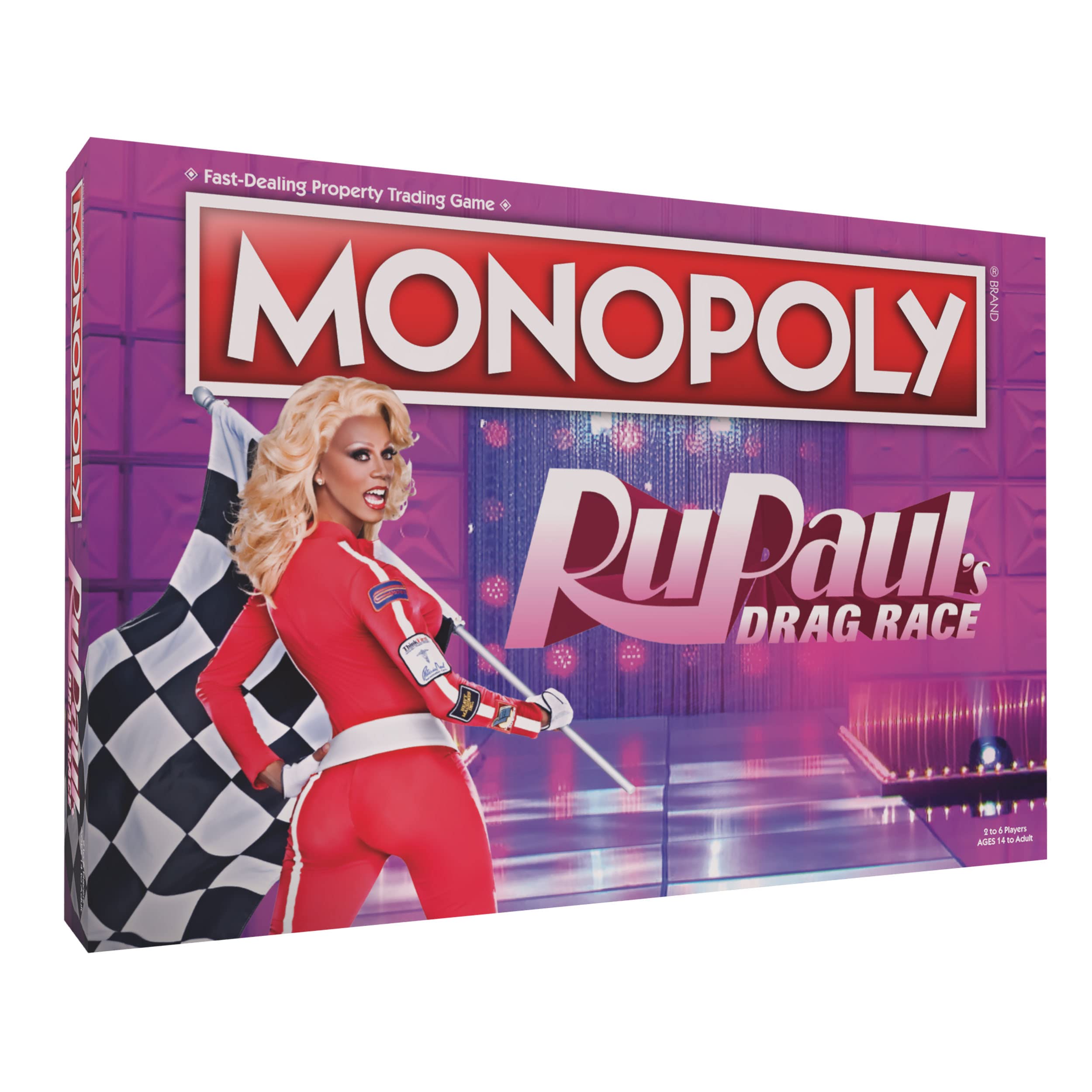 USAOPOLY Monopoly RuPaul's Drag Race – Official Collectible Board Game for 6 Players