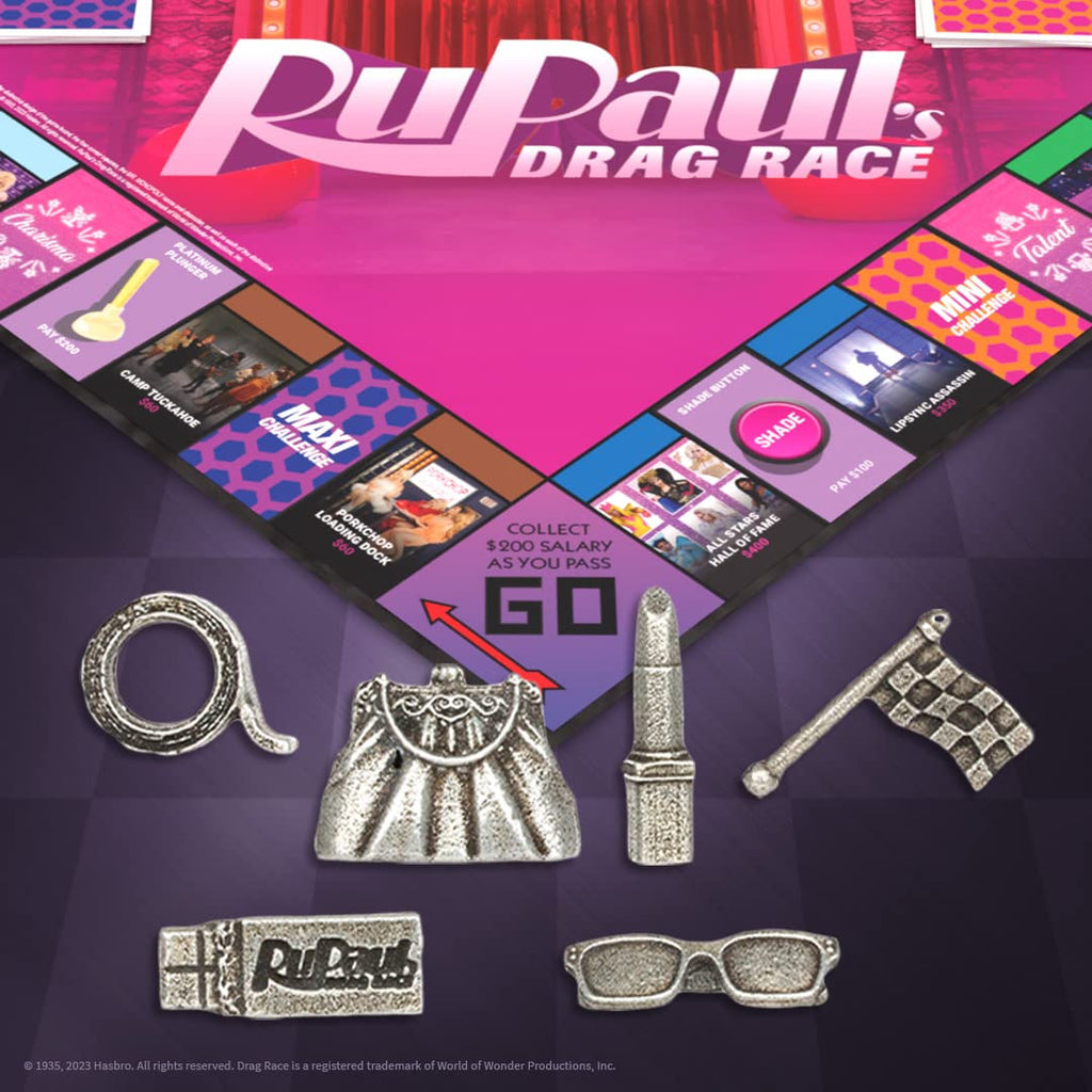 USAOPOLY Monopoly RuPaul's Drag Race – Official Collectible Board Game for 6 Players