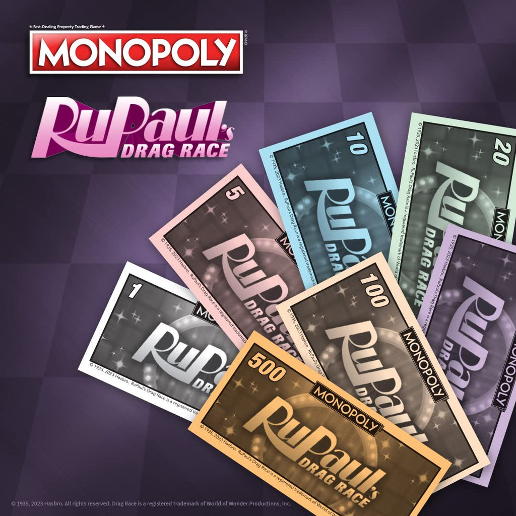 USAOPOLY Monopoly RuPaul's Drag Race – Official Collectible Board Game for 6 Players