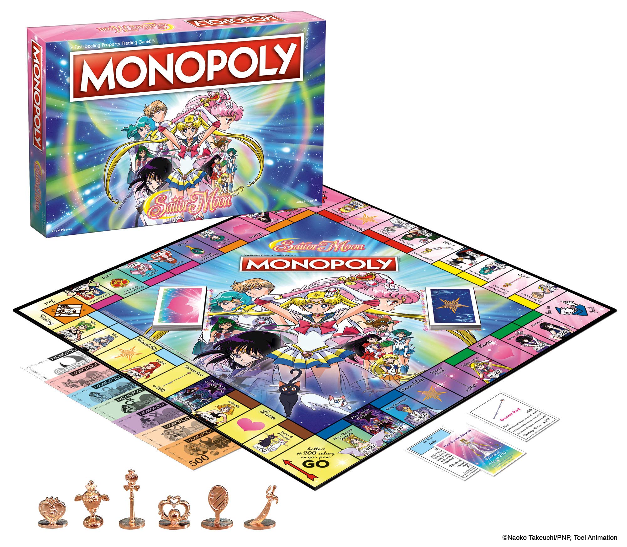 USAOPOLY Monopoly Sailor Moon Board Game – Officially Licensed Edition
