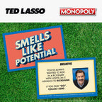 Monopoly Ted Lasso | Officially Licensed Board Game with Believe Sign & Ted’s Visor