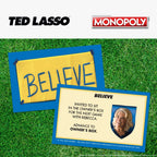 Monopoly Ted Lasso | Officially Licensed Board Game with Believe Sign & Ted’s Visor