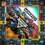 USAOPOLY Monopoly: Monster Jam – Collectible Trucks Including Grave Digger, El Toro Loco