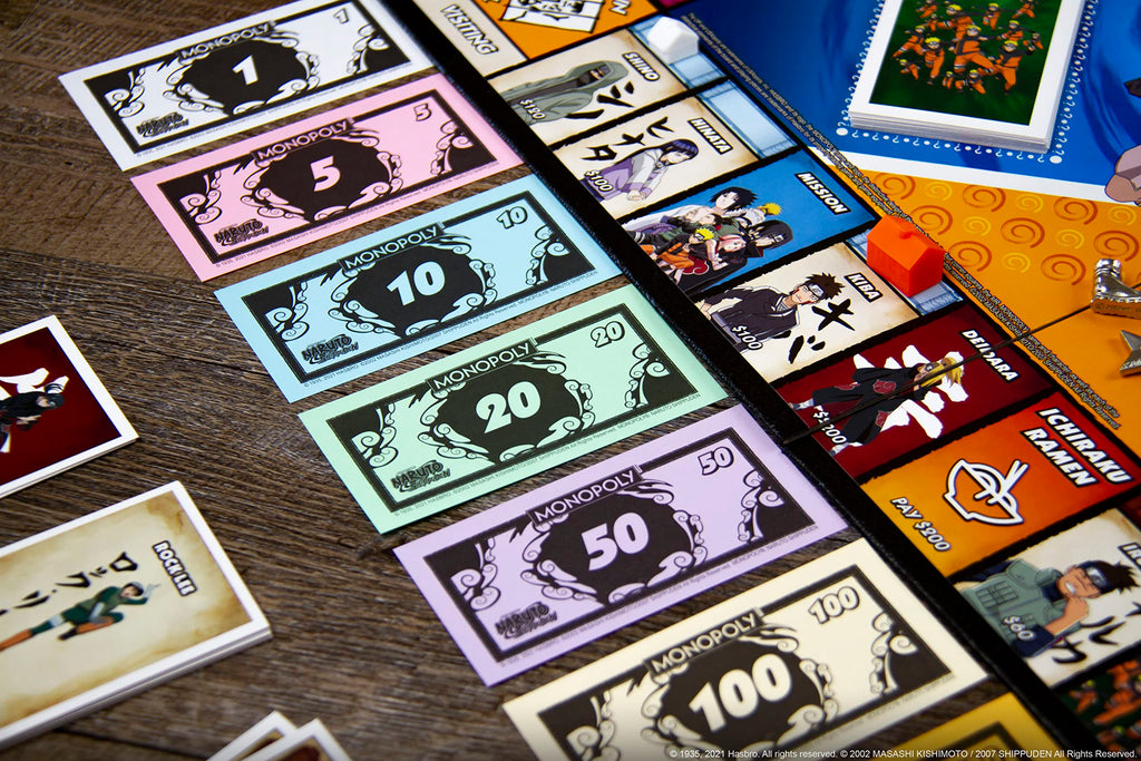 Monopoly: Naruto | Collectible Edition Board Game by USAOPOLY | 2-6 Players
