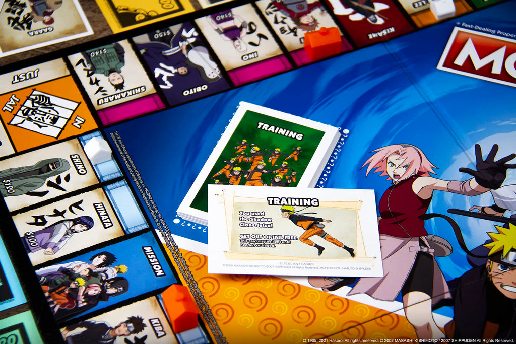 Monopoly: Naruto | Collectible Edition Board Game by USAOPOLY | 2-6 Players