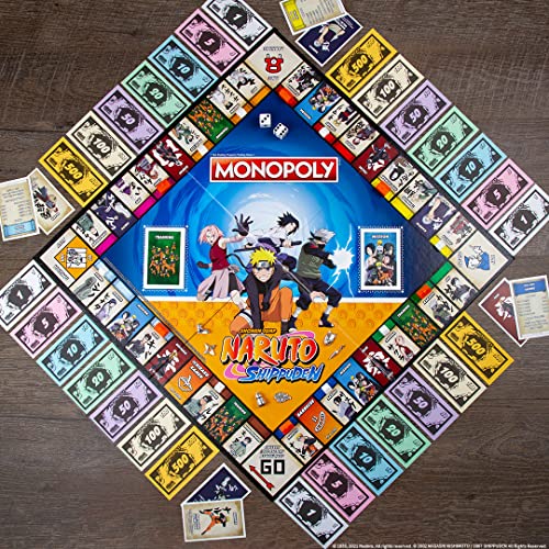 Monopoly: Naruto | Collectible Edition Board Game by USAOPOLY | 2-6 Players