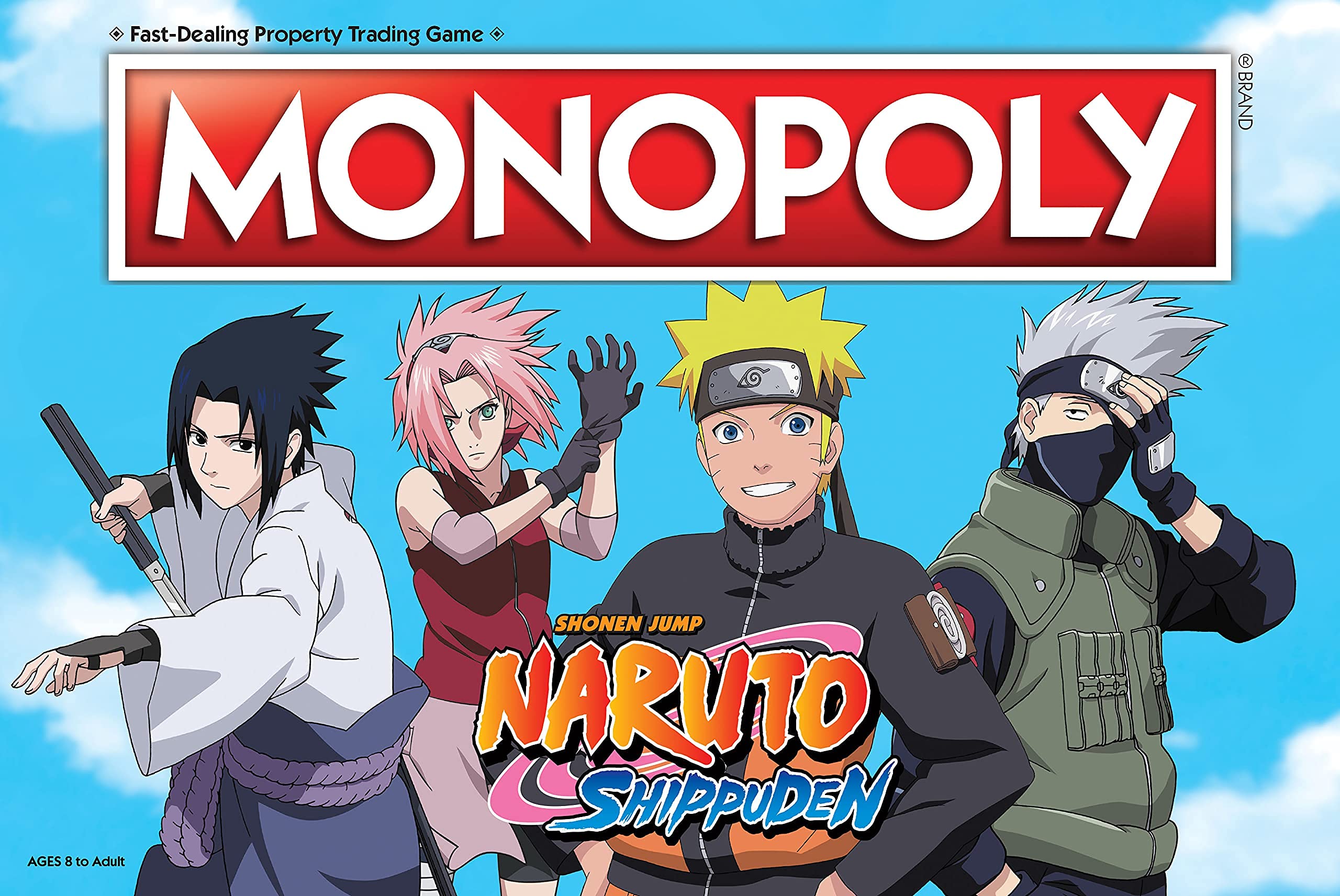 Monopoly: Naruto | Collectible Edition Board Game by USAOPOLY | 2-6 Players