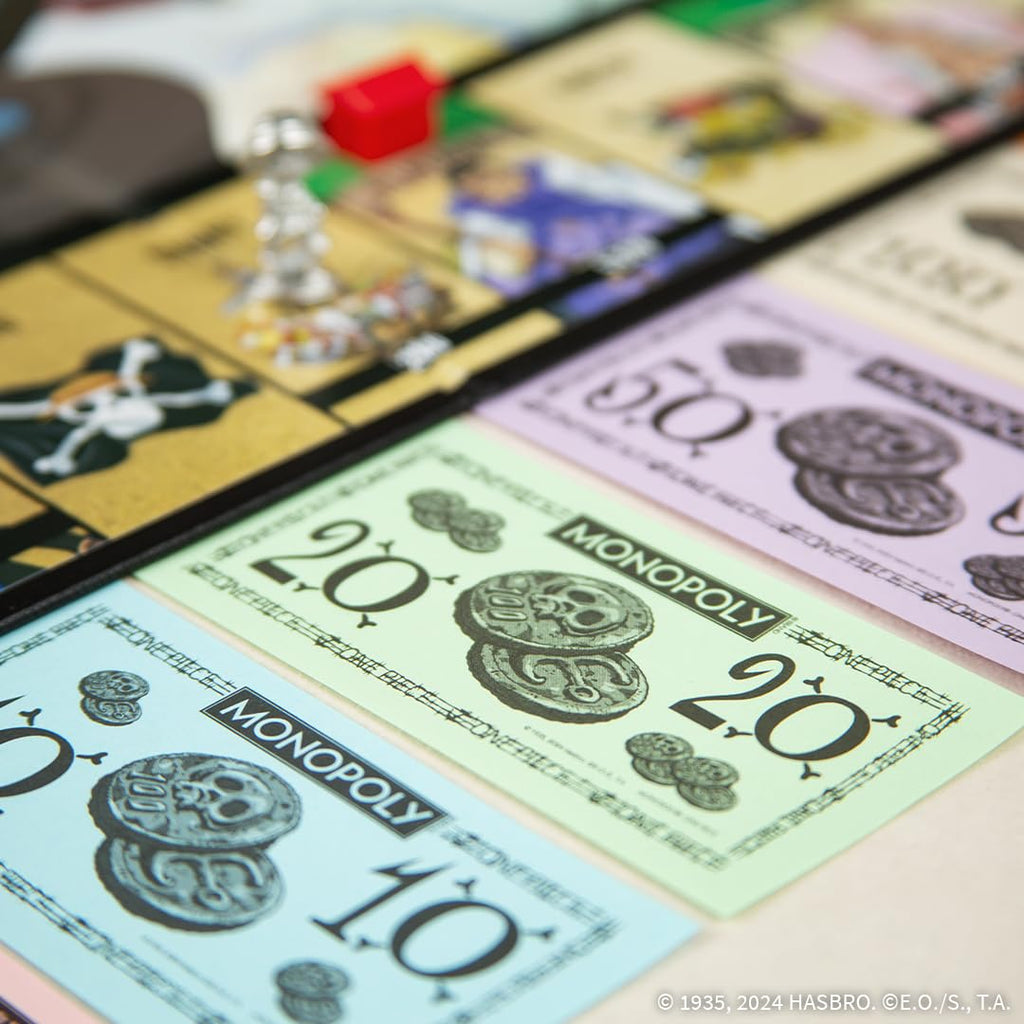 USAOPOLY Monopoly: One Piece Edition Board Game | Dressrosa Adventure & 9 Custom Tokens