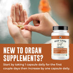 USDA Organic Beef Liver Capsules – Grass-Fed & Pasture-Raised in Australia | 180 Capsules