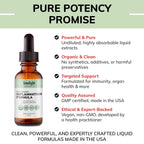 USDA Organic Inflammation Support – Turmeric Curcumin, Boswellia, Ginger Drops