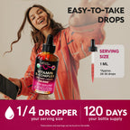 USDA Organic Vitamin B-Complex B5 Pantothenic Acid | B12 Methylcobalamin | B1 Thiamine | B6 Pyridoxine | B7 Biotin | B9 Folic | B3 Niacinamide - B Complex Liquid Drops, Made in USA Supplement, 4fl oz